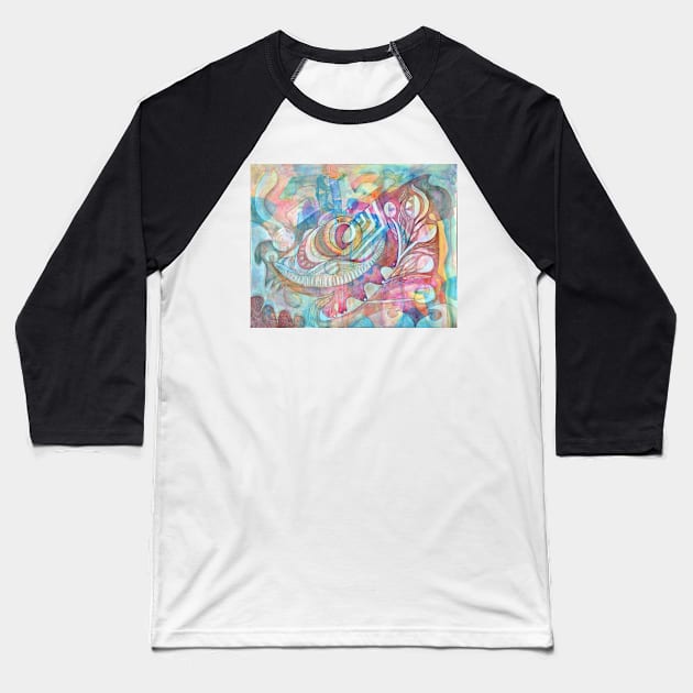 Lucid Dream Baseball T-Shirt by BethDAngelo